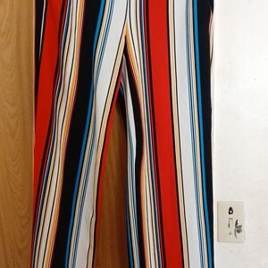 Bold Multicolor Striped Pants